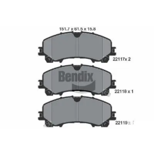 BENDIX Braking fékbetétkészlet, tárcsafék BPD1313 autóalkatrész
