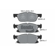 BENDIX Braking fékbetétkészlet, tárcsafék BPD1411 autóalkatrész