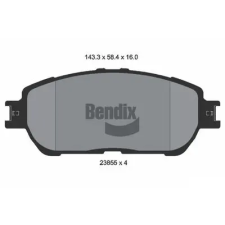 BENDIX Braking fékbetétkészlet, tárcsafék BPD2056 autóalkatrész