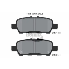 BENDIX Braking fékbetétkészlet, tárcsafék BPD2204 autóalkatrész
