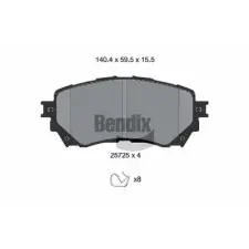 BENDIX Braking fékbetétkészlet, tárcsafék BPD2263 fékbetét