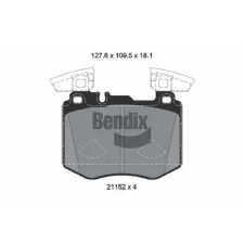BENDIX Braking fékbetétkészlet, tárcsafék BPD2455 fékbetét