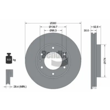 BENDIX Braking féktárcsa BDS1676 autóalkatrész