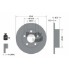 BENDIX Braking féktárcsa BDS1679