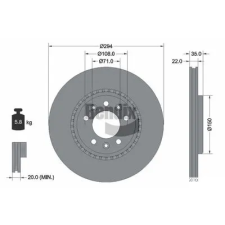 BENDIX Braking féktárcsa BDS1753 autóalkatrész