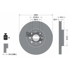 BENDIX Braking féktárcsa BENDIX Braking BDS1132 féktárcsa