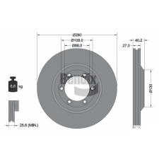 BENDIX Braking féktárcsa BENDIX Braking BDS1802 féktárcsa