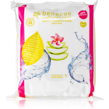 Benecos Natural Care tisztító papírtörlők az arcra aleo verával 25 db arctisztító