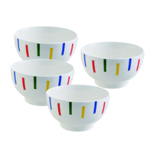 Benetton BE-0253 4 részes Porcelán Tál szett, 650ml konyhai eszköz