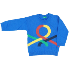 Benetton Fiú Pulóver (Méret: 92)