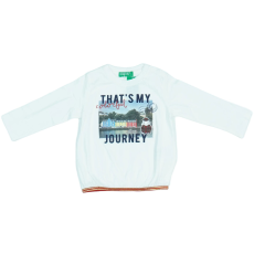 Benetton Lány Hosszú ujjú felső (Méret: 74)