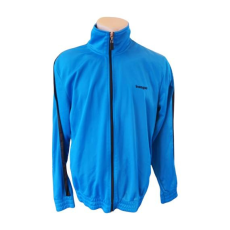  Benger kék fényes anyagú cipzáras férfi sport pulóver (méret: M)