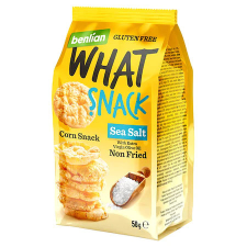 Benlian What Snack gluténmentes mini puff. kukorica tengeri sós 50 g előétel és snack