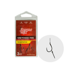  BENZAR METHOD KÖTÖTT HOROG 8 FONOTT ZSINÓRON 10MM CSALI TÜSKÉVEL horog