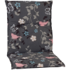 BEO Székpárna Bregenz alacsonytámlás székhez szürke virágokkal