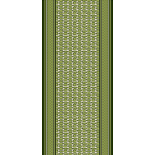 BER . GEL RUNNER 1002 zöld 120 cm széles futószőnyeg méterben lakástextília