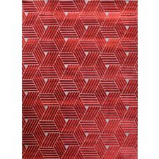  Ber. GILAM 2901 piros 120 x 180 cm modern szőnyeg lakástextília