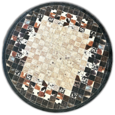 BER PORTE 2054 fekete barna 80 x 80 cm szőnyeg lakástextília