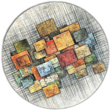 BER PORTE 2116 többszínű 80 x 80 cm szőnyeg lakástextília