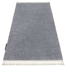 Berber Szőnyeg BERBER 9000 világos szürke Rojt shaggy 140x190 cm lakástextília