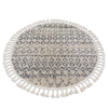 Berber Szőnyeg BERBER AGADIR G0522 kör krém / szürke Rojt shaggy kör 160 cm