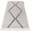 Berber Szőnyeg Berber meknes B5910 krém / szürke Rojt shaggy 120x170 cm