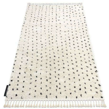 Berber Szőnyeg BERBER SYLA B752 pontok krém Rojt shaggy 120x170 cm lakástextília