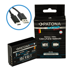 Berenstragh - Patona Canon LP-E10 Patona PLATINUM USB C fényképezőgép akkumulátor (1404) digitális fényképező akkumulátor
