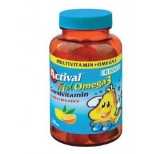 Béres Actival Kid Omega3 Gumivitamin gumitabletta 30 db vitamin és táplálékkiegészítő