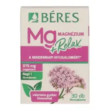 Béres Béres Magnézium+Relax Filmtabletta 30db vitamin és táplálékkiegészítő