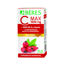 Béres c-max 1500mg csipkebogyó+d3-vitamin 3000ne retard filmtabletta 90 db vitamin és táplálékkiegészítő