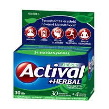 Béres Gyógyszergyár Zrt Béres Actival Herbal filmtabletta 30X vitamin és táplálékkiegészítő
