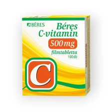 Béres Gyógyszergyár Zrt. Béres C-vitamin 500 mg filmtabletta 100x vitamin és táplálékkiegészítő