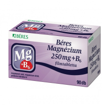  BERES MAGNEZIUM 250 MG+B6 FILMTABL.  90X vitamin és táplálékkiegészítő
