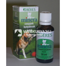 Béres Minera cseppek kutyáknak A.U.V. 30 ml vitamin, táplálékkiegészítő kutyáknak