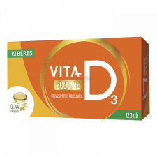 Béres Vita-D3 2000 NE lágyzselatin kapszula 120 db vitamin és táplálékkiegészítő