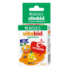 Béres vitakid c-vitamin 50mg rágótabletta 60 db vitamin és táplálékkiegészítő