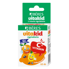 Béres vitakid c-vitamin 50mg rágótabletta 60 db vitamin és táplálékkiegészítő