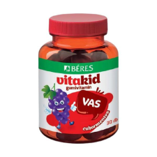 Béres VitaKid Vas gumivitamin gumitabletta 30db vitamin és táplálékkiegészítő