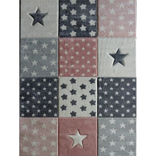 Berfin Ber Smart 160x230cm 40217 pink csillagos gyerekszőnyeg lakástextília