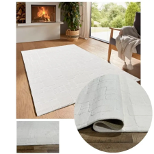  Bergamo plüss puha tapintású szőnyeg krém 80x150cm bergamorandomcream-80 lakástextília