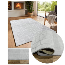  Bergamo plüss puha tapintású szőnyeg szürke 200x280cm bergamorandomgray-200 lakástextília