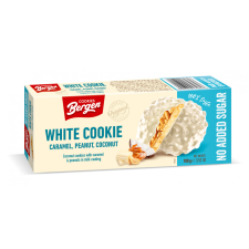 BERGEN white cookie fehércsoki bevonatos kókuszos keksz hozzáadott cukor nélkül 100 g csokoládé és édesség