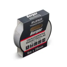 Berger Csúszásmentes ragasztószalag 5mx25mm beltéri /átlátszó ragasztószalag és takarófólia