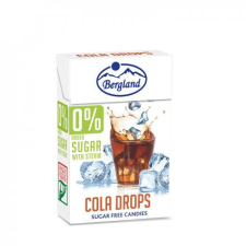 Bergland Bergland cola drops cukormentes kóla ízű cukorka 40 g reform élelmiszer