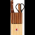 BERGNER 13PC NATURAL KNIFE BLOCK (BG-8911-MM)