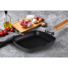 BERGNER BG-34250-BK grill serpenyő 24cm edény