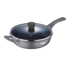 BERGNER PY-3318 Mélyserpenyő Fedővel 28cm PYREX edény