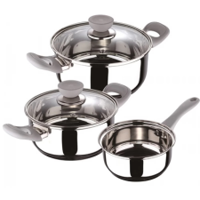 BERGNER SG-8045 Edénykészlet 5 részesrozsdamentes acél edény