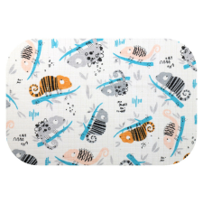 Bergon Színes mintás textil pelenka 70x80 cm-Narancssárga kaméleon mosható pelenka